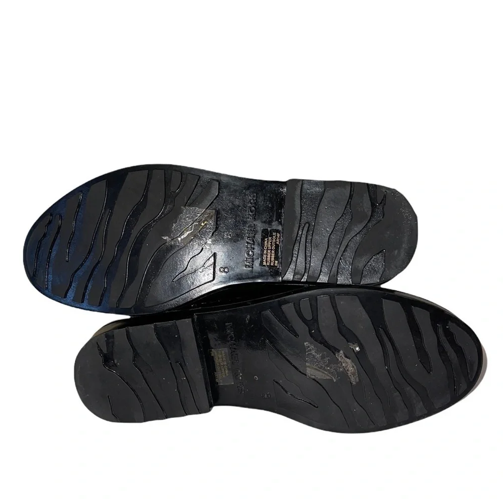 Michael Kors Black Fulton Rain boots size 8 EUC - Picture 8 of 10